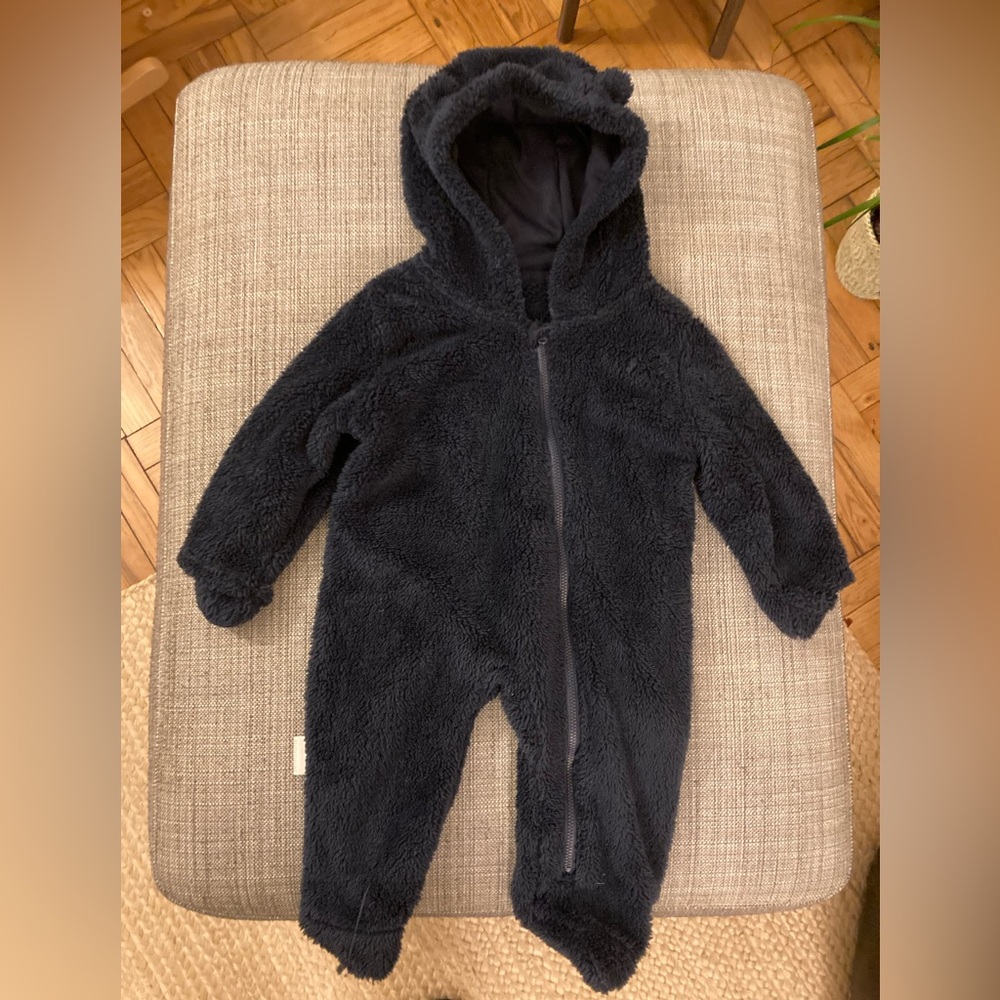 Navy One Piece Outerwear, Size 12 months